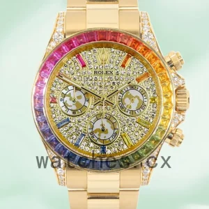 Rolex Daytona 116598RBOW 40mm Men’s Diamond Paved Dial Automatic