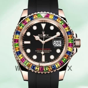 Rolex Yacht-Master 40mm 116695 Men’s Rose Gold-tone Black Dial