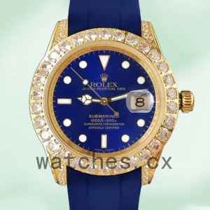Rolex Submariner 40mm Men’s 16613 Automatic Rubber Band