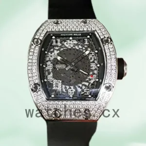 Richard Mille RM010 Men RM010-001 Around 50*42mm Rubber Band