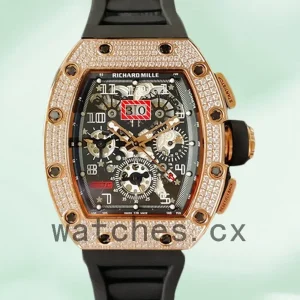 Richard Mille RM011 Around 45mm RM011-021 Men Rose Gold-tone