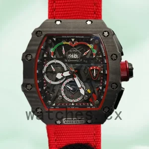 Richard Mille RM50-03 Around 50*44.5mm Men RM50-03-001 Transparent Dial Black