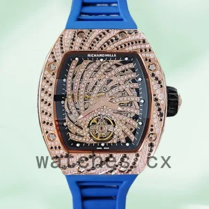 Richard Mille RM51-02 RM51-02-009 Ladies Around 48*40mm Rubber Band