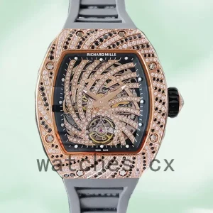 Richard Mille RM51-02 Around 48*40mm Ladies RM51-02-009 Diamond Paved Dial
