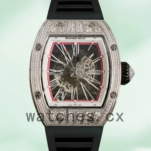 Richard Mille RM023 Men Around 50*40mm RM023 Diamond Rubber Band