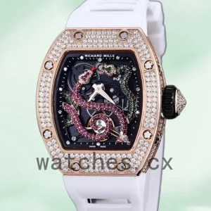Richard Mille RM 026 Unisex RM 026-001 45*39mm Transparent Dial Rose Gold