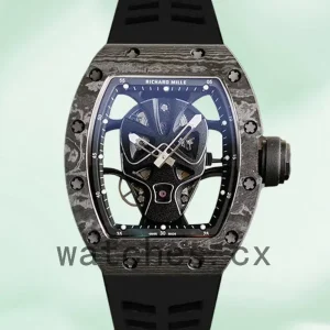 Richard Mille RM52-06 Around 50*40mm RM52-06 Men Automatic Rubber Band