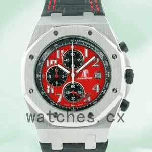 Audemars Piguet Royal Oak Offshore Men’s 42mm Royal Oak Offshore004 Quartz/ Automatic Red Dial