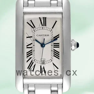 Cartier Tank Americaine 27mm W26032L1 Unisex Silver-tone