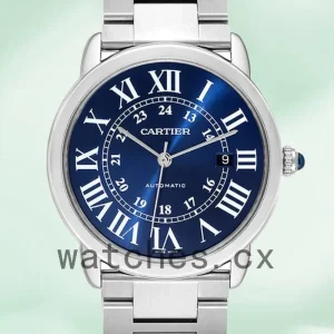 Cartier Ronde Men’s 36mm WSRN0023 Blue Dial
