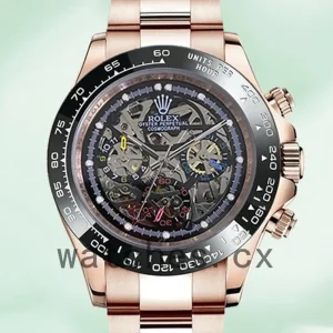 Rolex Daytona Men’s Skeleton Limited Edition 40mm Oyster Bracelet Skeleton Dial